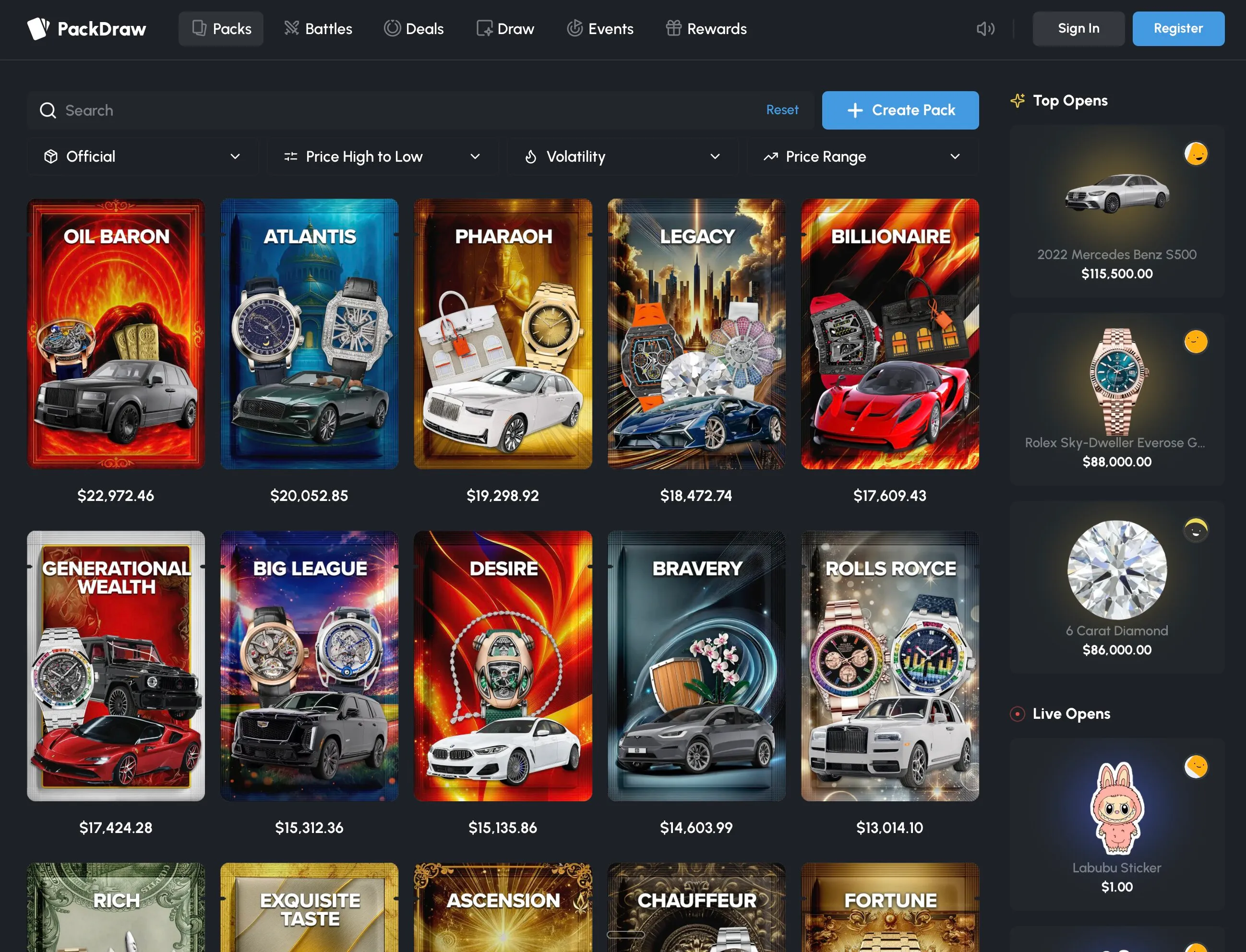 packdraw.com — Opening boxes in the wild